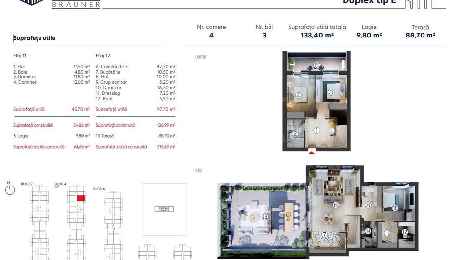 Vânzare, apartament, 4 camere tip E Hils Brauner, București - Poză 13