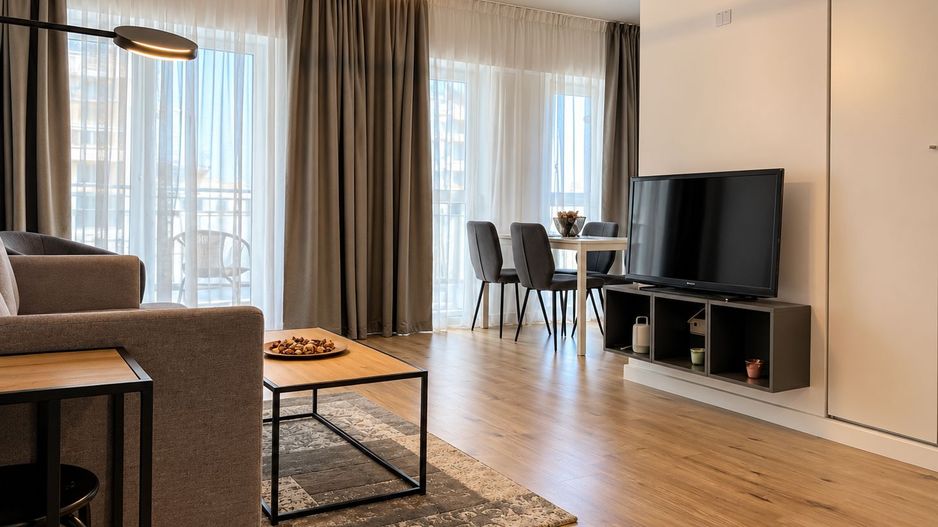 For Rent Modern 3-Room Apartment | Belvedere Residence | Pipera Metro - Poză 1