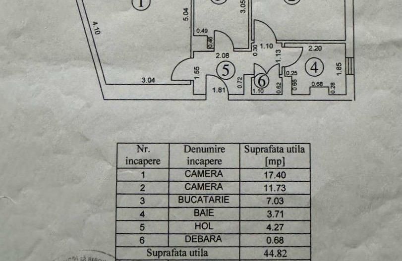 Apartament 2 camere, decomandat, etaj 1, Mazepa 2 - Poză 12