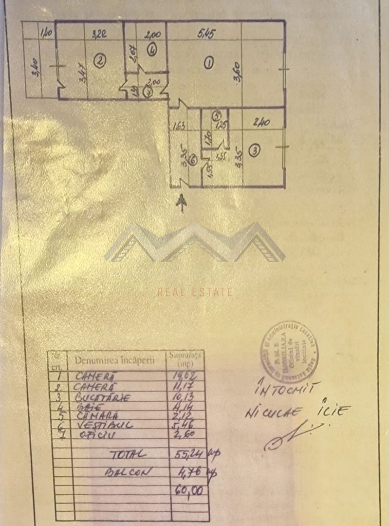 Apartament 2 camere Otopeni Central - Schiță 10