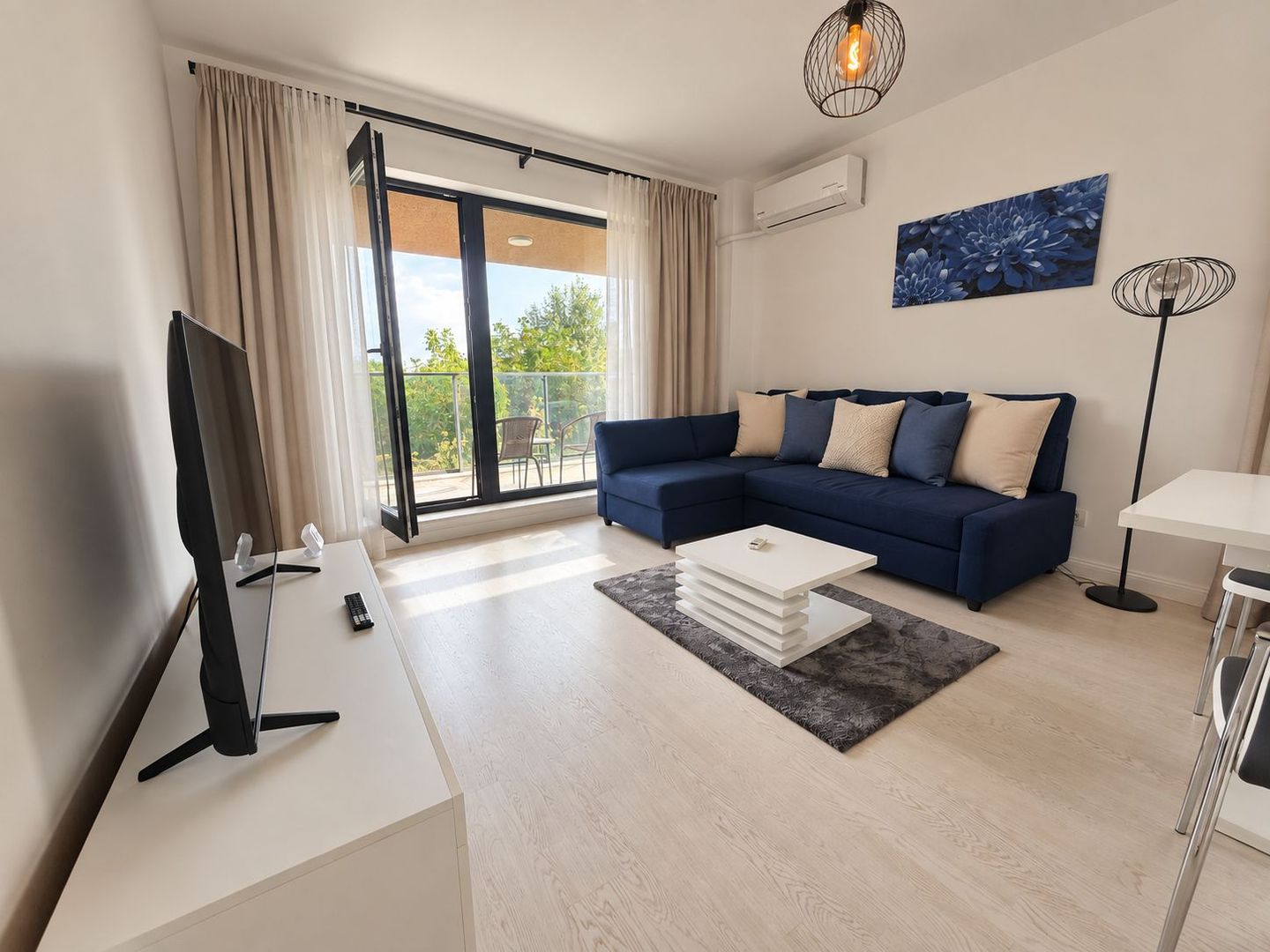 Apartament 2 camere de închiriat în Pipera, 56 mp, 550 €/lună, mobilat - Poză 8
