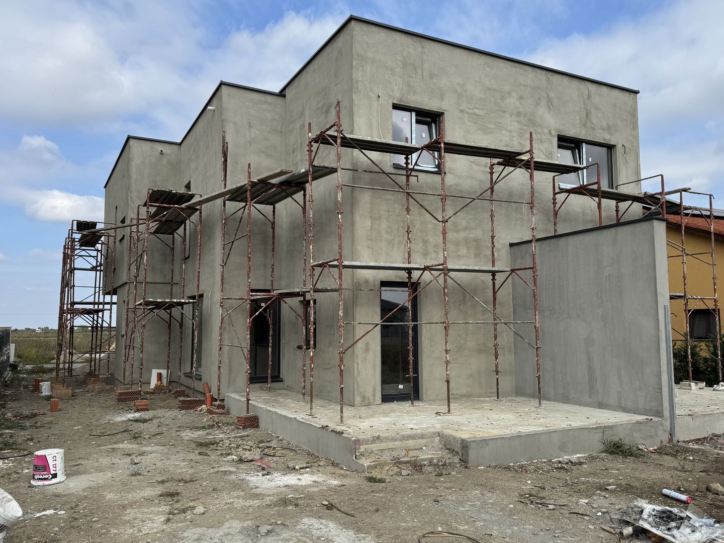 Sacalaz, 1/2 Duplex P+E, 4 Camere,2 Bai,Proiect Modern - Poză 6