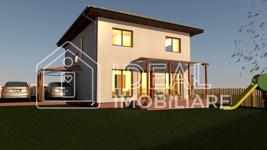 Casa Individuala cu 4 camere si garaj, in zona Lidl Selimbar - Poză 8