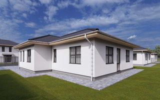 Casa la cheie 4 camere,120 mp,512 mp teren,cu gard si pavaj - Poză 7