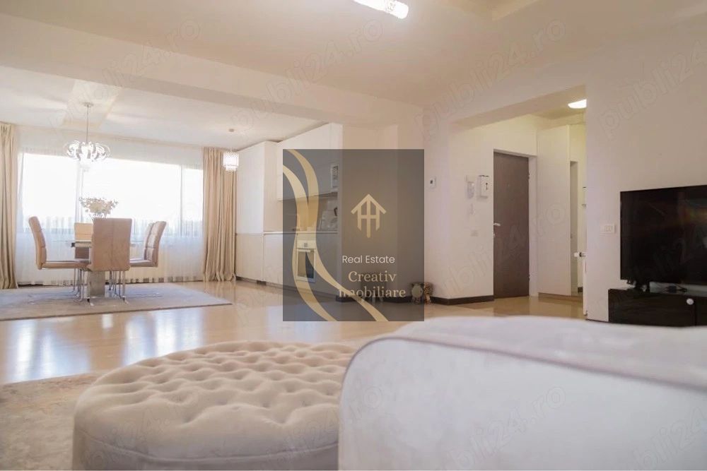 Apartament 3 camere, 115 mp util, mobilat, garaj subteran, curte - Poză 1