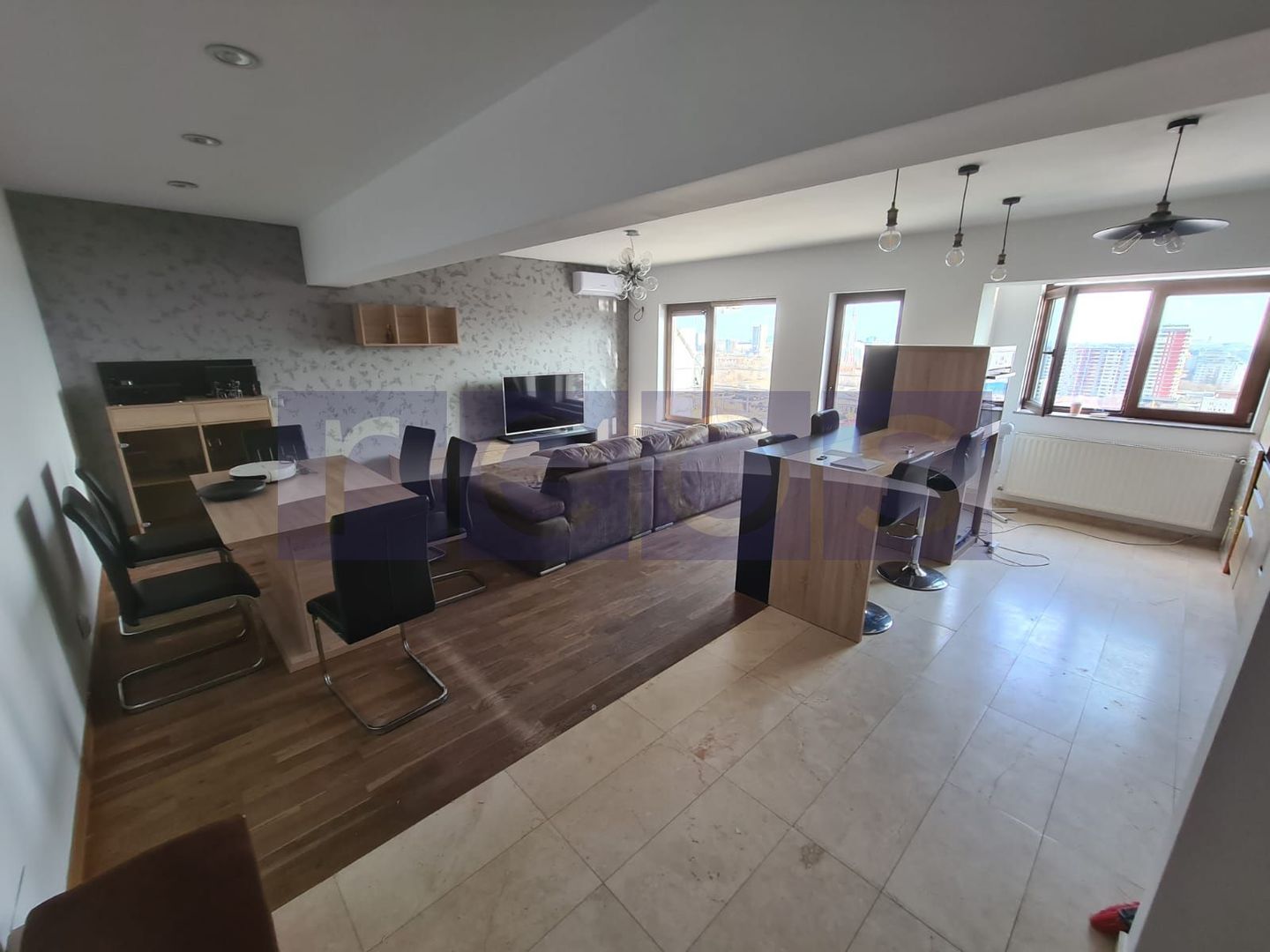 Apartament unicat 2 Camere ETAJ 15 | 75 mpu + Balc | Bucurestii Noi  | Mobilat - Poză 14