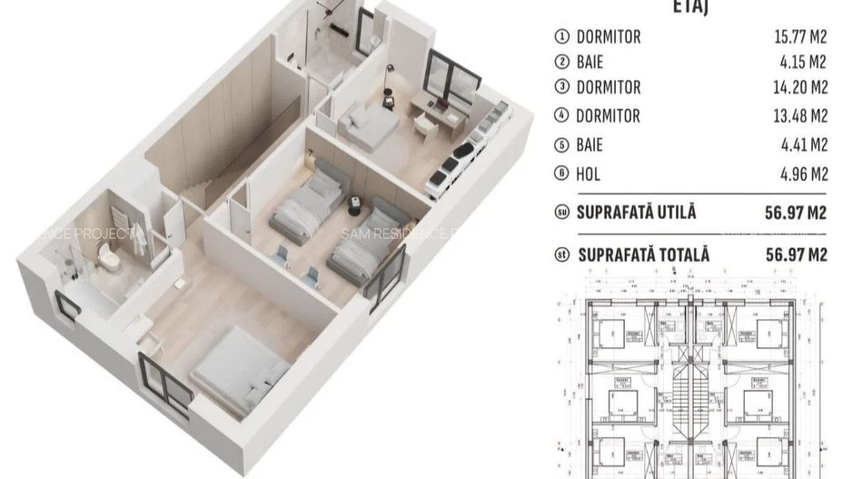 Casa tip duplex sector 3 - Poză 13