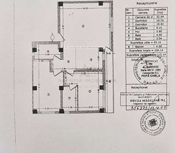 3 Camere Stefan cel Mare| Mobilat | Utilat | Bloc nou | - Poză 15