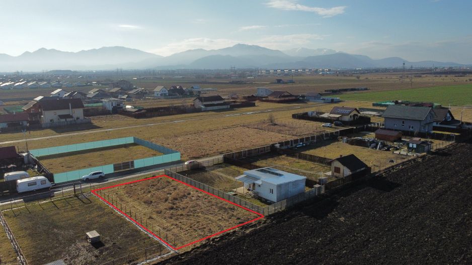 Teren construcții intravilan 500 mp Sânpetru, jud. Brașov - Poză 5