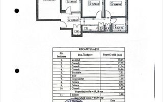 VANZARE APARTAMENT DRISTOR 3 CAMERE CENTRALA PROPRIE 70MP DECOMANDAT - Poză 15