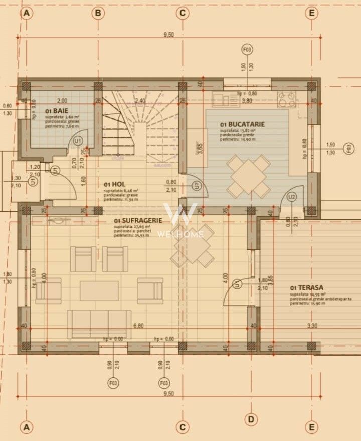 Casă individuală de vânzare în Cristian - Sibiu - Schiță 10