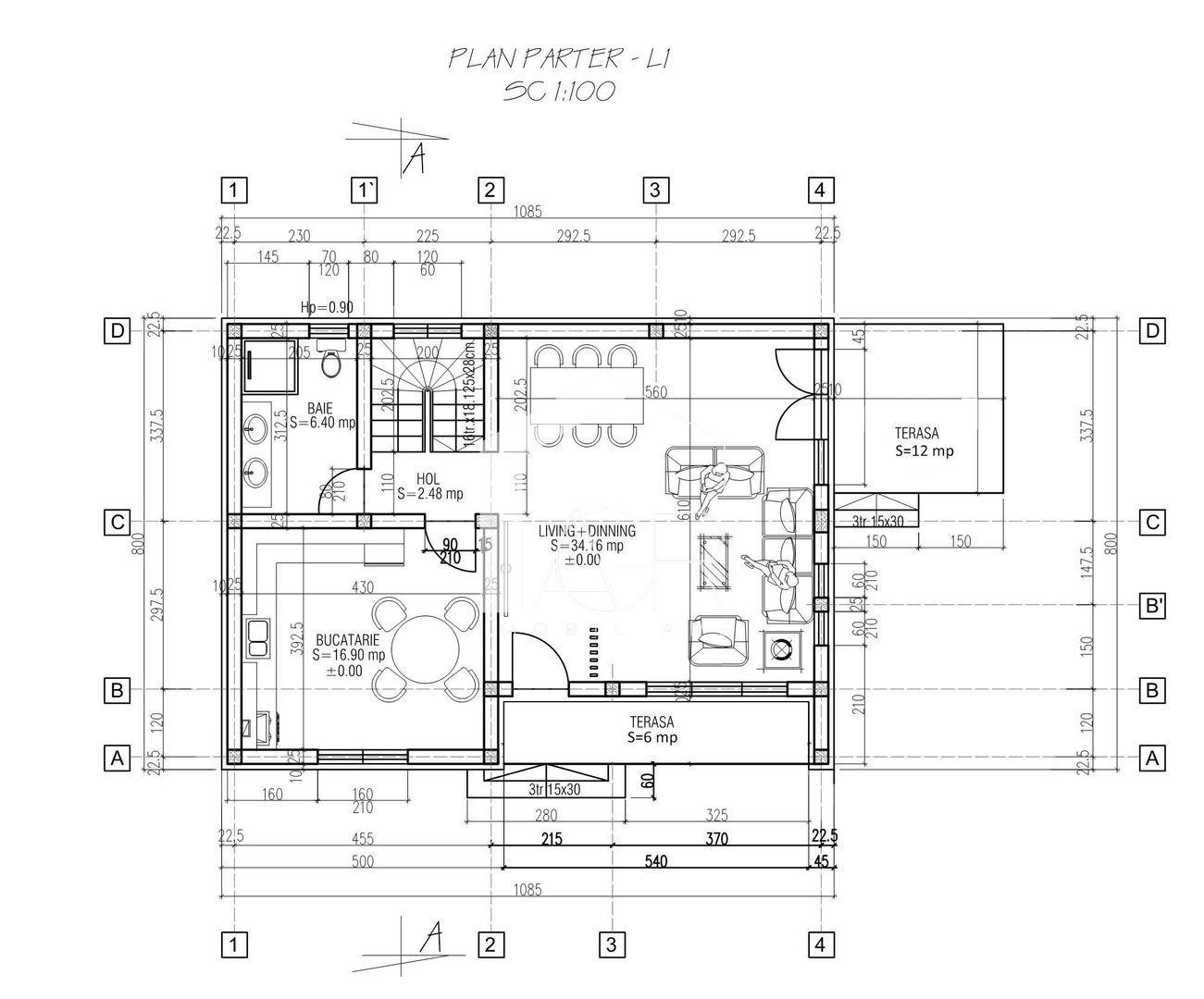 Vila P+1E, cu 4 camere, Paulesti - Poză 24