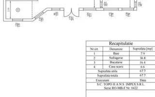 Casă P+1 I 3 Cam + 2 Băi I Piscină acoperită/încălzită I Teren 621 Mp - Schiță 17