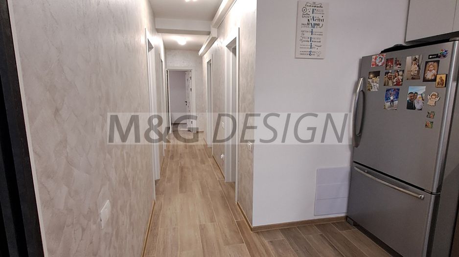 3 camere  bloc nou, 80 mp utili , balcon de 20 m - Poză 20