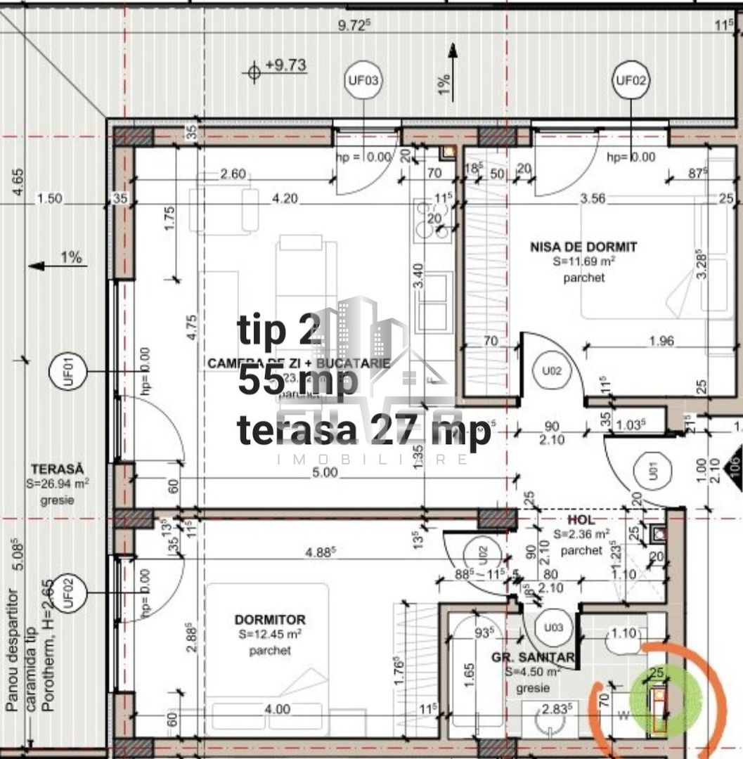 Apartamente cu 3 camere/buget finisaje inclus/ zona Eroilor! - Poză 3