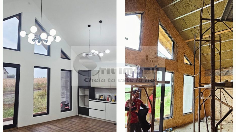 Casă tip Barn House - Timber Frame  Valea Lupului - 159.000 euro - Poză 12