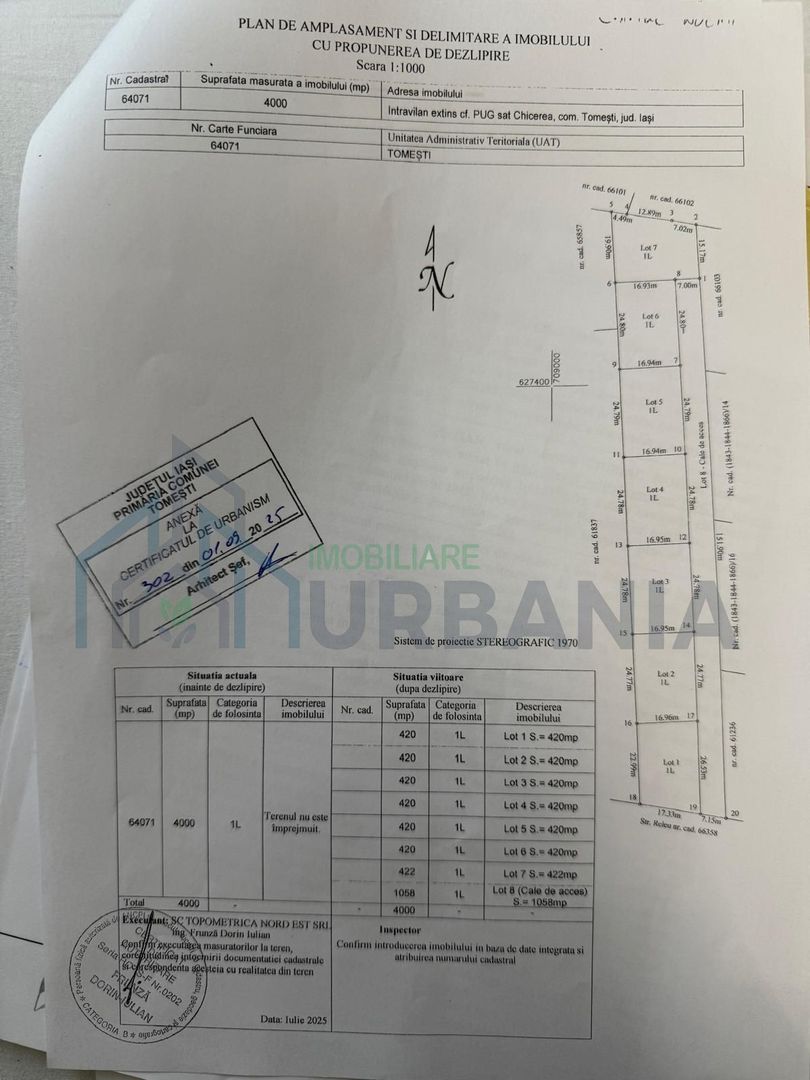 Teren 571 mp Chicerea-Tomesti - Poză 1