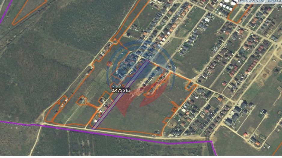 Teren intravilan in spate la Damila, spre padure, 95 euro/mp - Poză 3