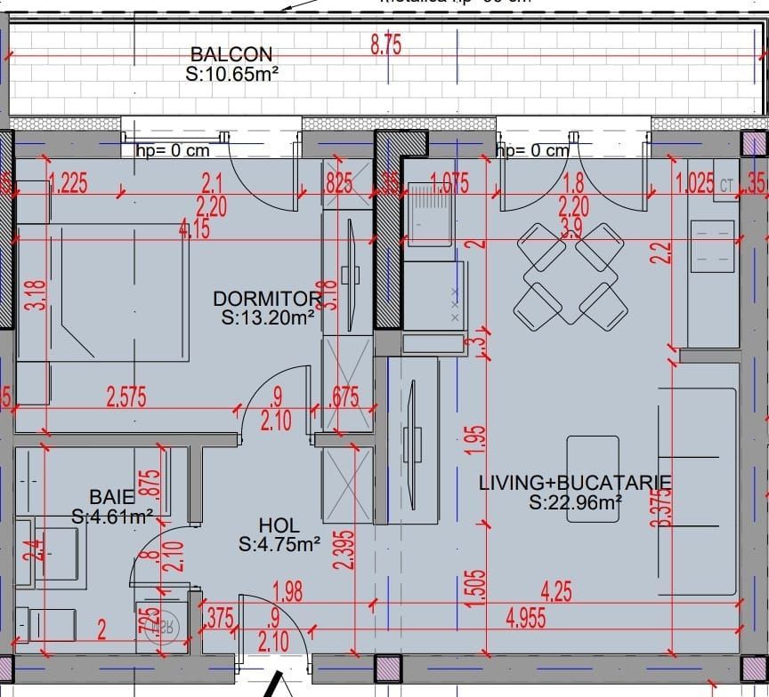 Oferta Lansare 2 camere bloc boutique  parcul Teilor - Schiță 5