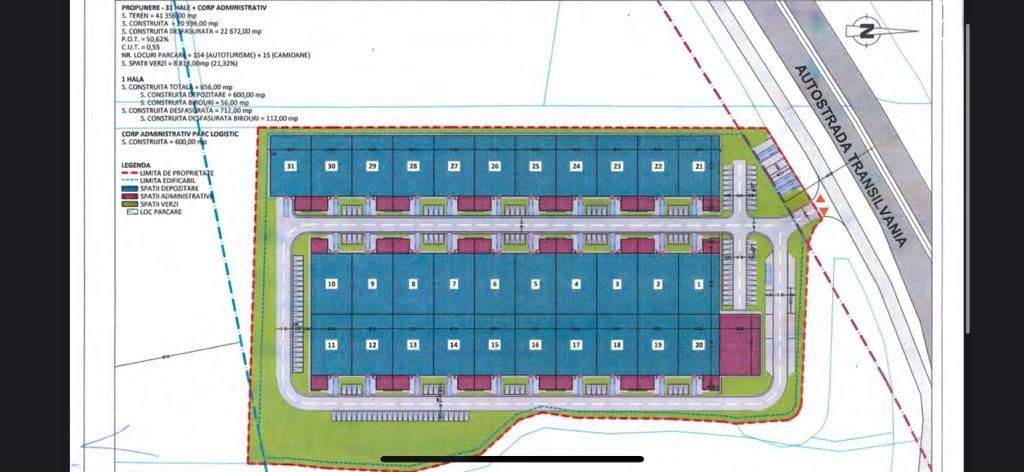 Terenuri Investitie 43485 mp Ungheni-Mures / Autostrada - Poză 10