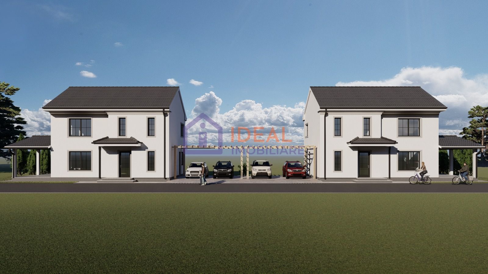 Casa Individuala cu 4 camere si carport, in Selimbar - Poză 2