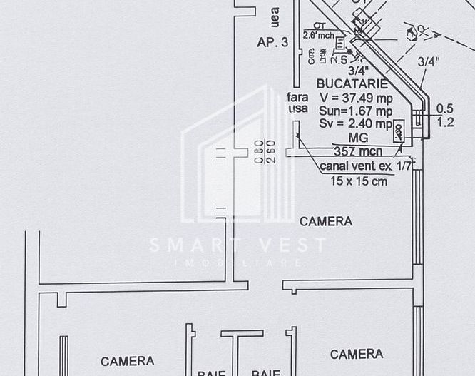 Apartament 3 camere de vânzare | 72 mp | Zona Micro 16 - Poză 28