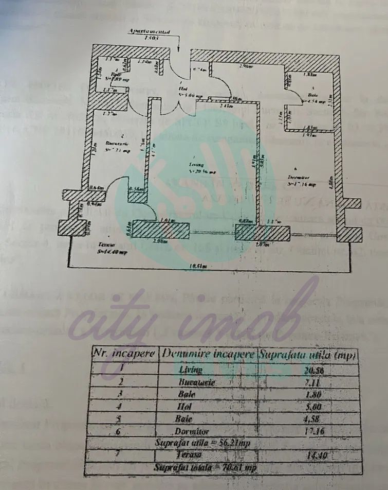 2 camere | Asmita Gardens | Etaj 13 | Terasă 14 mp | - Poză 5