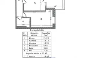 Apartament 3 camere Parcului 20 | Loc de parcare - Poză 17