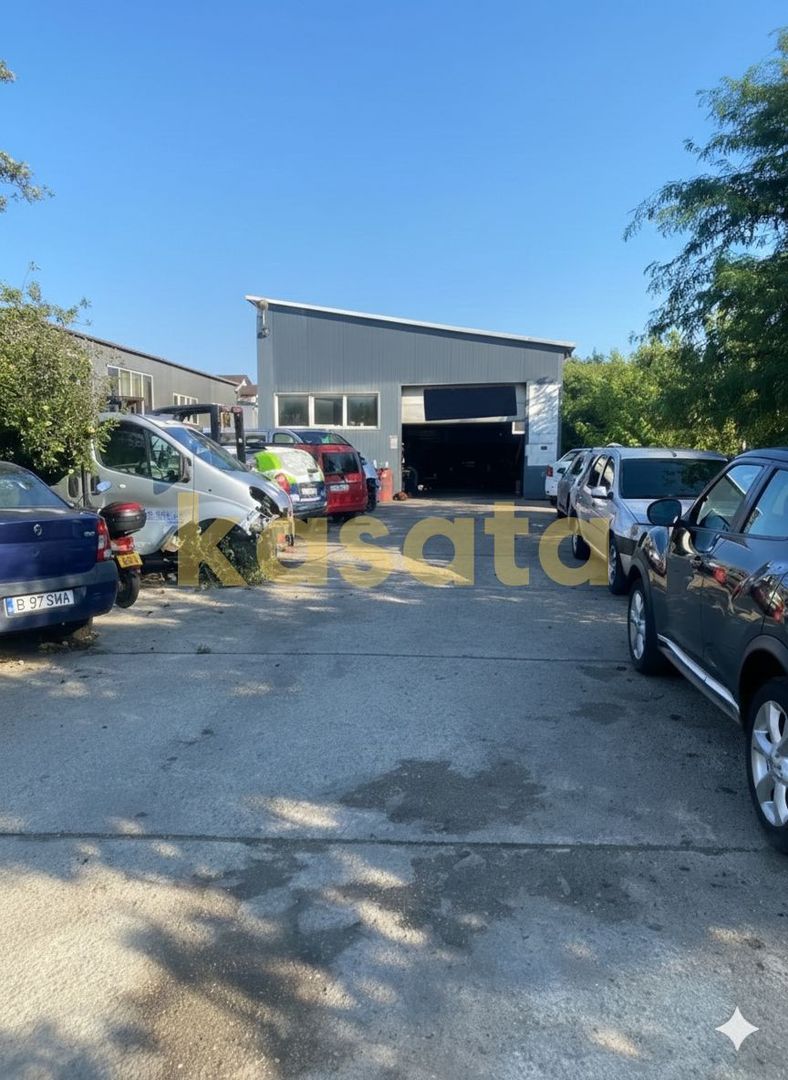 Hală 400 mp + birouri 100 mp de închiriat pe Sos. Alexandriei - Poză 5