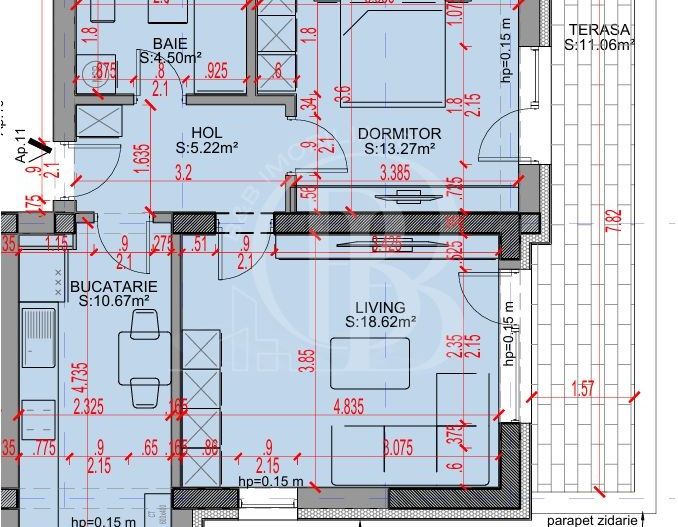 Promo-Ideal Investitie-2 camere-Theodor Pallady-Comision 0% - Schiță 2