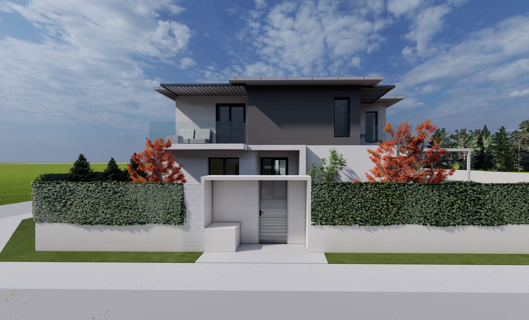 Vila proiect unic, locatie extraordinara, 4 camere, 3 terase, carport - Poză 3