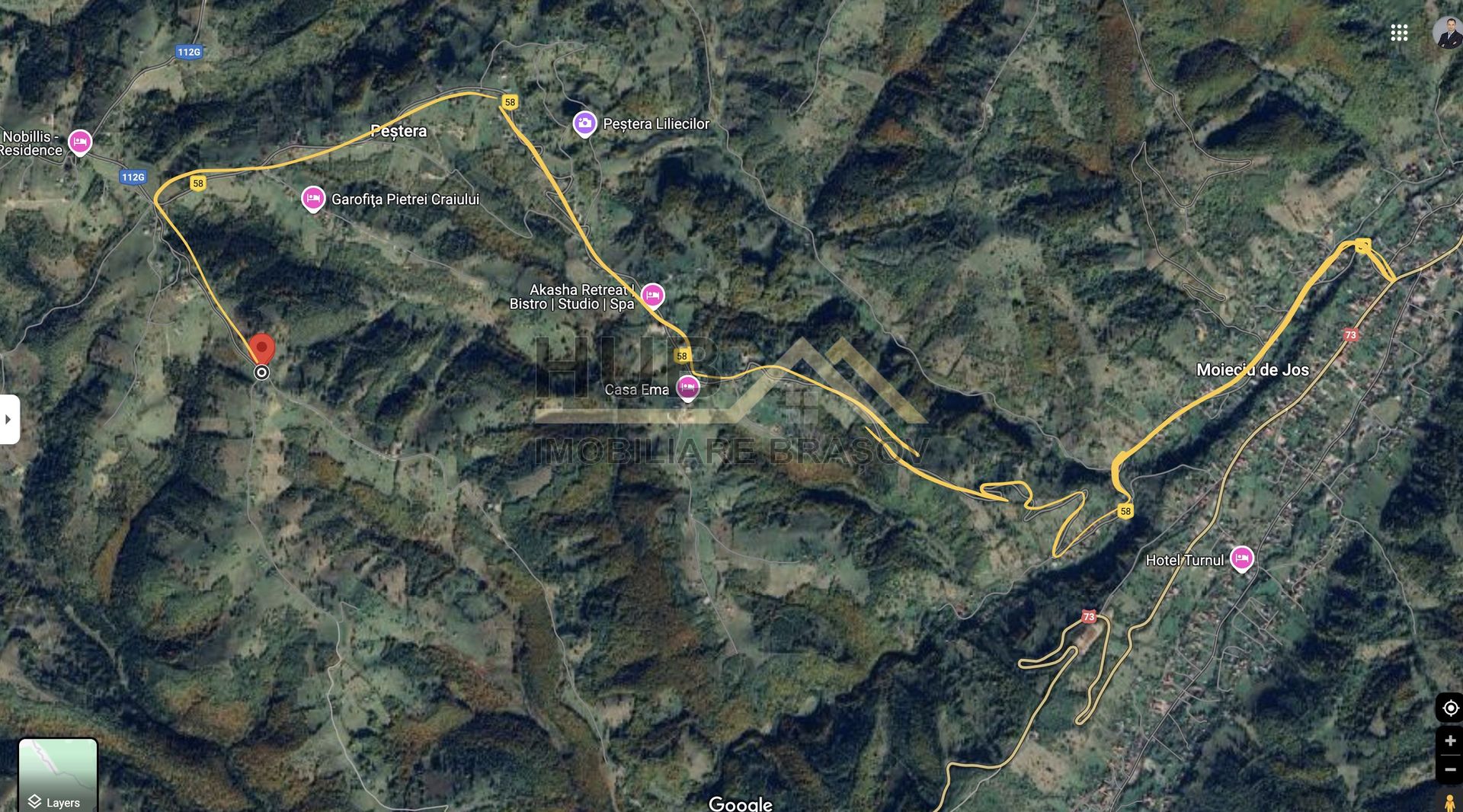 Teren Moieciu zona Pestera | Utilitati | 4.807 mp - Poză 7