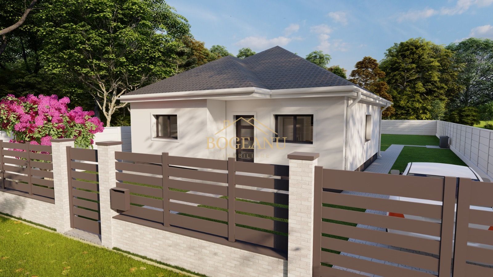 BG124-Teren cu Aut.Constr Proiect Casa parter 614 mp - Poză 10