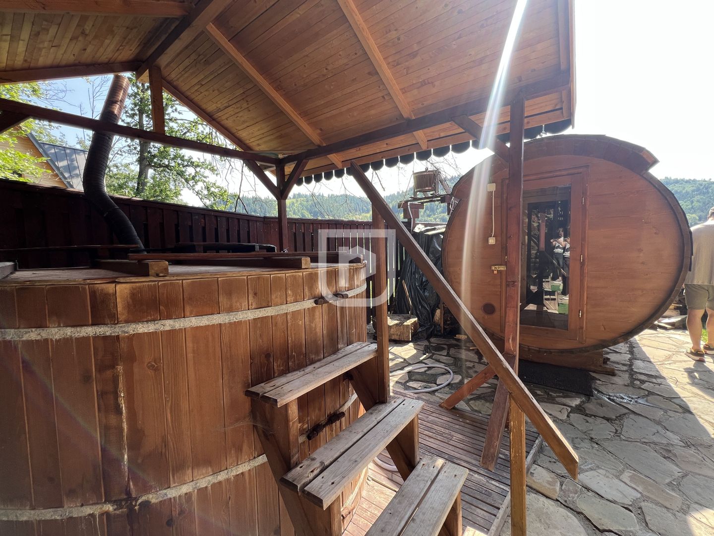 🏡 Casă/Cabană pe malul Lacului Bicaz,  ciubăr&saună - Poză 7