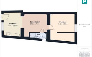 Apartament modern cu 2 camere la curte comună - Poză 15