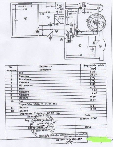Vanzare Apartament 3 camere, 76 mp , bloc reabilitat, etaj 8–13 Septembrie - Poză 2