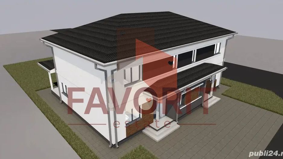 Duplex cu 4 camere de vanzare - Mosnita Noua. Zona Excelenta. - Poză 1