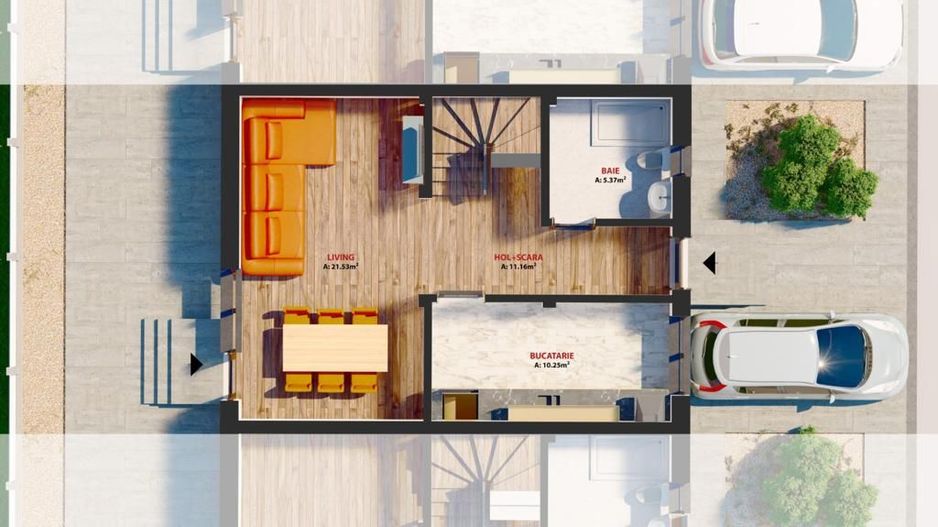 CASE CU RATE LA DEZVOLTATOR PE 3 ANI, MUTARE IMEDIATA, COMISION 0% - Poză 38