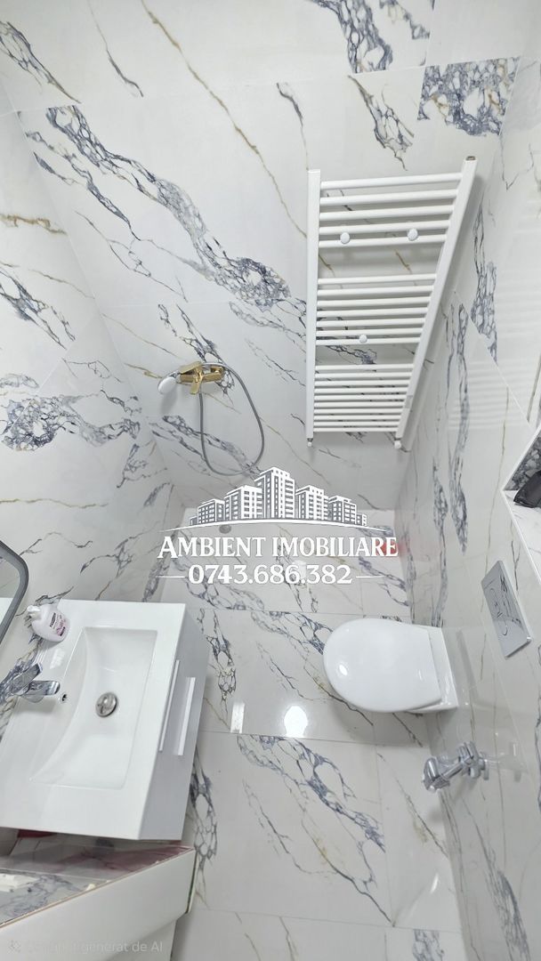 APARTAMENT cu 3 camere, mobilat și utilat, BLOC NOU, VASLUI - zona CARTIER; - Poză 9