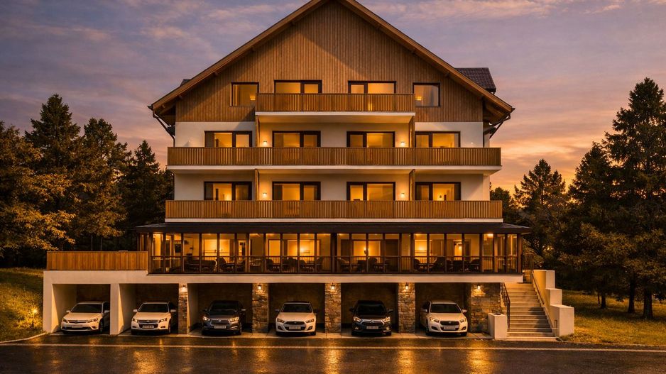 Cladire Pensiune D+P+2+M+Pod - 1089 mp + teren 893 mp - Sinaia - comision 0% - Poză 1