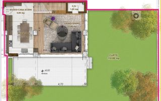 DUPLEX  3 Camere**TERASA+ CURTE**Bloc boutique***NOU// DOMENII - Poză 20