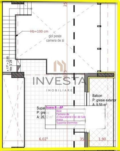 Penthosue cu view spectaculor in Sopor! 3 camere pe 2 nivele! - Schiță 11