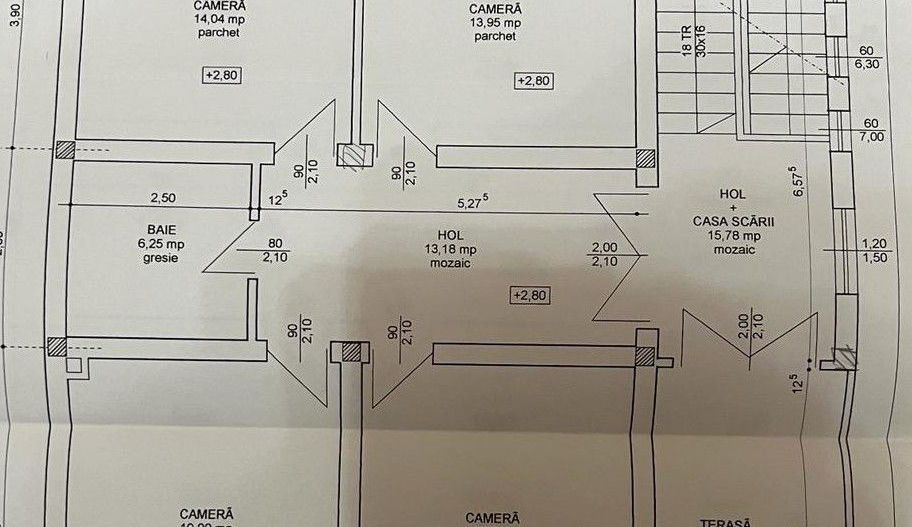 Casa S+P+E+M | 605 mp utili | 10 camere | 3 bucatarii | 4 bai | 3 terase | Garaj - Poză 43