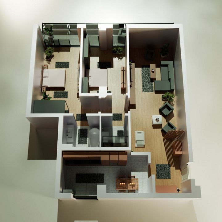 Tomis Nord - Vanzare apartament decomandat cu 3 camere,  bloc nou. - Poză 8