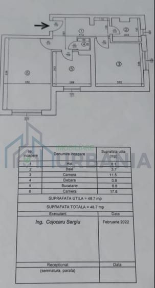Apartament 2 camere, 50 mp, mobilat și utilat, zona Mircea cel Bătrân, Iași - Poză 1