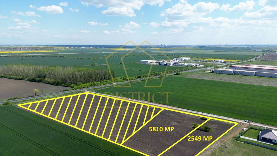 COM 0% Teren industrial pentru hale, servicii | DN69 Sanandrei - Poză 1