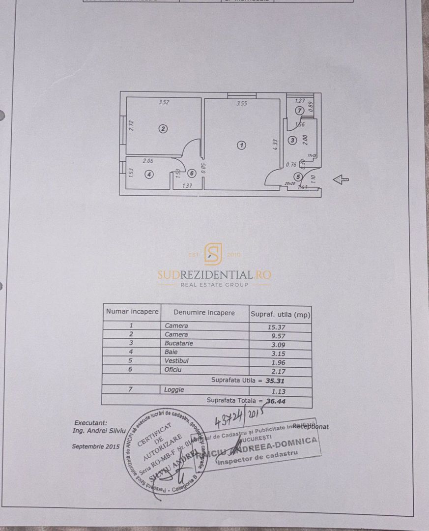 Apartament 2 Camere Mobilat & Utilat | Zona Brâncoveanu - Uioara - Poză 8