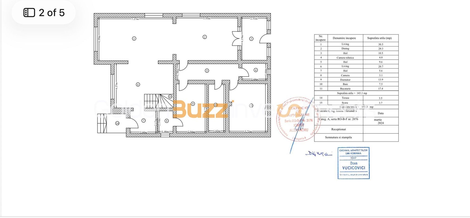 Vilă Erou Iancu Nicolae |  Locație premium stradală - Schiță 17