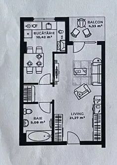 Apartament cu 1 camere de vanzare in Gheorgheni - Poză 2