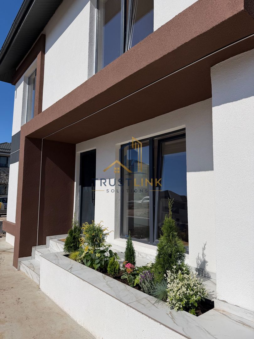 Casă individuală modernă de vânzare Berceni 4 camere 290 mp curte - Poză 4